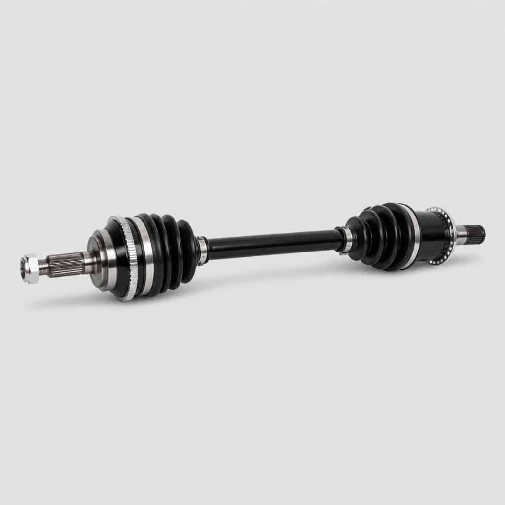 Cardan de transmission avec bague ABS integree sur fond clair