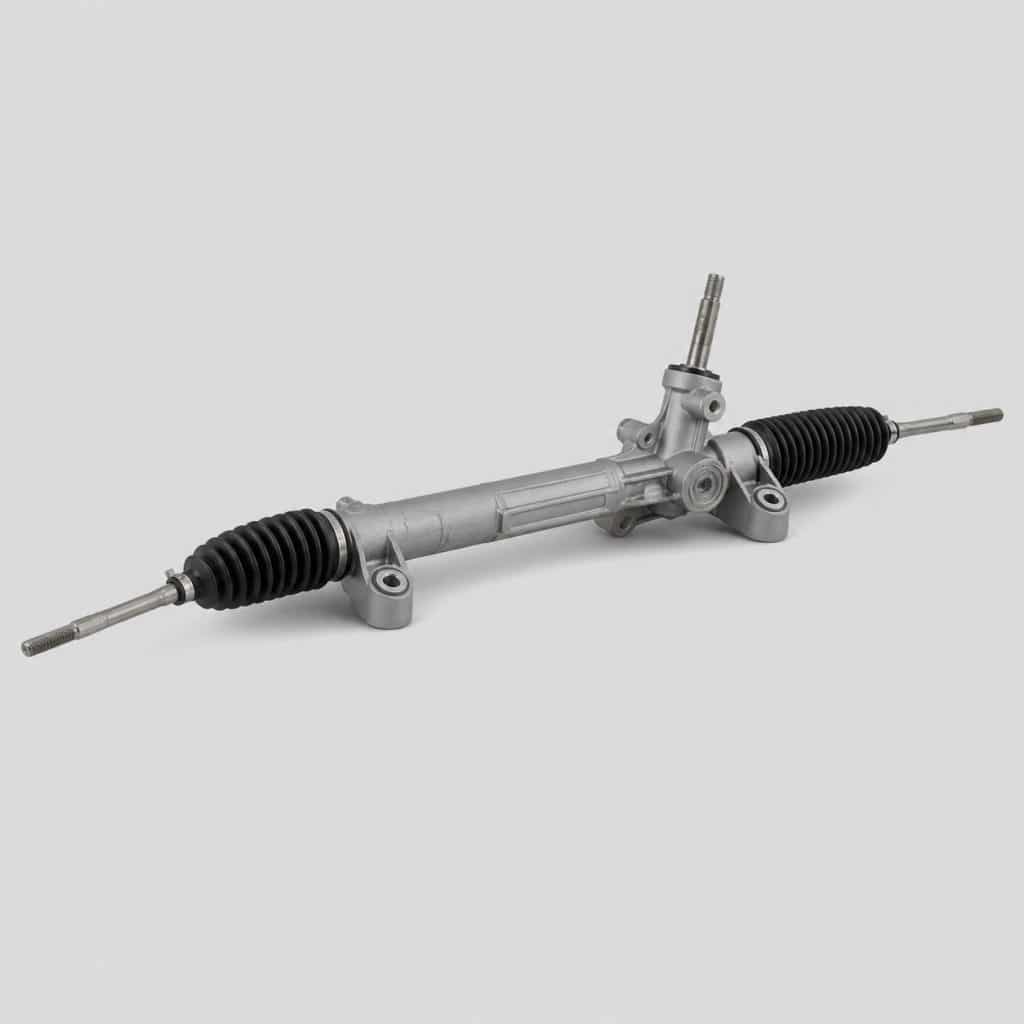 Crémaillère de direction pour Peugeot 206 sur fond clair