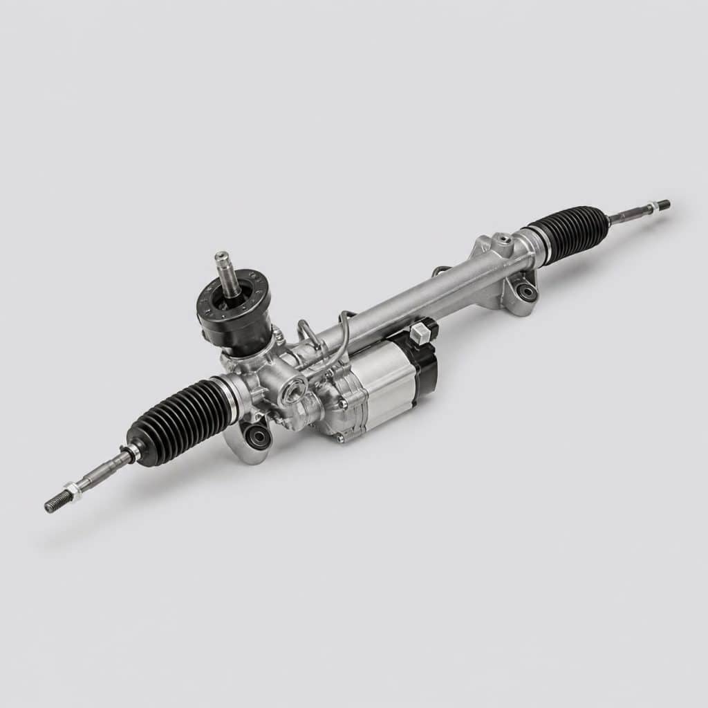Crémaillère de direction assistée pour Volkswagen Golf 5 sur fond clair