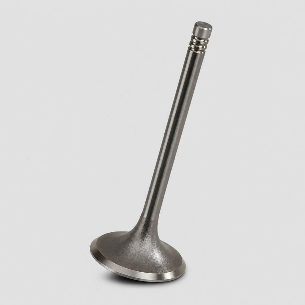 Soupape d'admission mono-metal sur fond clair