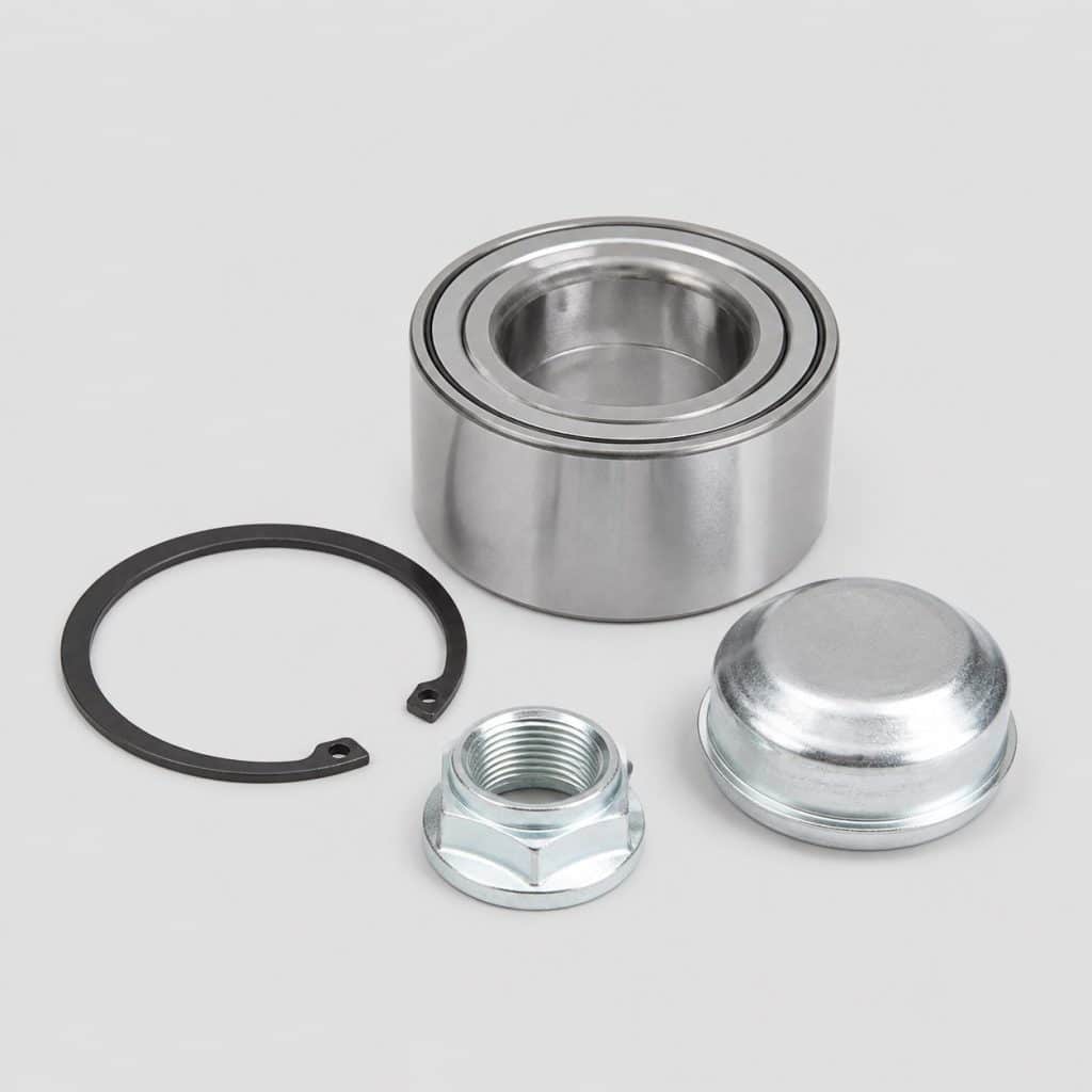 Kit de roulement de roue arrière avec bague ABS sur fond clair