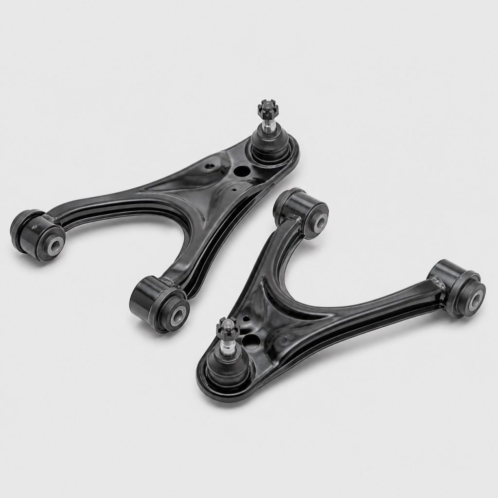 Kit de deux triangles de suspension avant sur fond clair